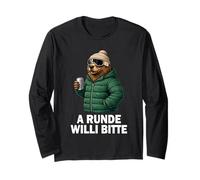 A Runde Willi Bitte Orso Bruno Après Ski - Sci Inverno Maglia a Manica