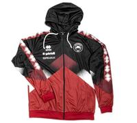 A.S. Cittadella 1973 Walkout Jacket Uomo 2026/27 - Giacca Full Zip Ufficiale Errea con Cappuccio, Granata e Nera, Felpa Sportiva Serie C per Tifosi e Allenamento