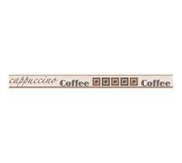 A.S. Création 280817 - Bordo decorativo autoadesivo Coffee Cappuccino colore: Marrone/Beige