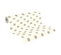 A.S. Création 369341 36934-1 - Carta da parati in tessuto non tessuto, motivo a pois, 10,05 x 0,53 m, colore: beige/rosa/bianco