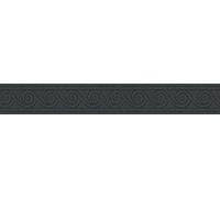 A.S. Création 384041 - Bordatura a onde moderne, colore nero, 5,00 m x 0,08 m, made in Germany