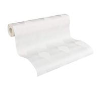 A.S. Création 956851 95685-1 - Carta da parati in tessuto non tessuto, 10,05 m x 0,53 m, colore: Bianco