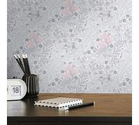 A.S. Création Architects Paper Art of Eden 390575 - Carta da parati floreale in tessuto non tessuto, 10,05 m x 0,53 m, made in Germany