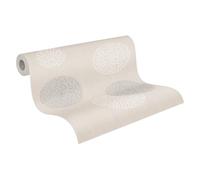 A.S. Création Best of 937912 93791-2 - Carta da parati in tessuto non tessuto, motivo floreale, 10,05 m x 0,53 m, colore: beige e marrone