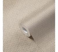 A.S. Création Carta da parati con stelle Hygge svedese, marrone, beige, tessuto non tessuto, 386303, 10,05 x 0,53 m, made in Germany