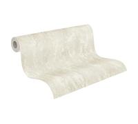 A.S. Création Carta Da Parati Effetto Cemento Elements Carta da parati tessuto non tessuto 10.05 m x 0.53 m Beige Crema Oro Prodotto in Germania 326514 32651-4