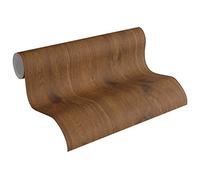 A.S. Création Carta Da Parati Effetto Legno Elements Carta da parati tessuto non tessuto 10.05 m x 0.53 m Marrone Prodotto in Germania 300431 30043-1