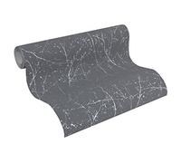 A.S. Création Carta da Parati Elegance 3 non Tessuto carta da parati scandinavo progettazione 10,05 m x 0,53 m grigio metallizzato 305072