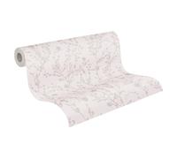 A.S. Création Carta da parati floreale rosa chiaro, grigio chiaro, carta da parati da parete 395461, in tessuto non tessuto di alta qualità, per camera da letto, 10,05 m x 0,53 m, made in Germany
