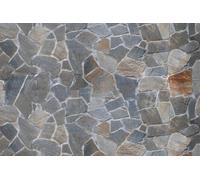 A.S. Création Carta da parati fotografica street art - 3,75m x 2,50m - Carta da parati in cemento graffiti in grigio incl. pasta - DD129583