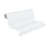 A.S. Création Carta da parati in tessuto non tessuto Little Love 381162 381162 38116-2 a pois, 10,05 m x 0,53 m, colore: blu/bianco/giallo