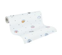 A.S. Création Carta da parati in tessuto non tessuto, motivo animali, Little Love, 10,05 m x 0,53 m, colore: blu, bianco, rosa, made in Germany 381433 38143-3
