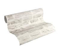 A.S. Création Carta Da Parati Mattoni Elements Carta da parati tessuto non tessuto 10.05 m x 0.53 m Grigio Prodotto in Germania 355804 35580-4