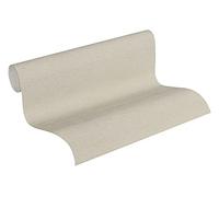 A.S. Création Carta Da Parati Unita Cuba tessuto non tessuto 10.05 m x 0.53 m Beige Grigio Prodotto in Germania 371782 37178-2