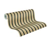 A.S. Création carta de parati TNT con effetto legno in beige, marrone, nero - carta de parati decorativo 10,05 x 0,53 m - 790413