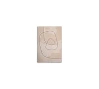 A.S. Création DD132661 - Stampa su tela minimalista scandinavo, colore: beige, nero, 40 x 60 cm