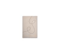 A.S. Création DD132671 - Stampa su tela, stile minimalista scandinavo, colore: beige, nero, 40 x 60 cm