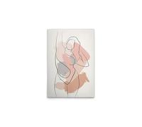 A.S. Création DD132772 - Quadro da parete Bodyline Positivity in bianco, nero, 50 x 75 cm