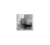 A.S. Création DD133202 - Stampa su tela ad acquerello, da parete in bianco, grigio, 40 x 40 cm