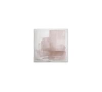 A.S. Création DD133210 - Stampa su tela ad acquerello, da parete in bianco, rosa, 40 x 40 cm
