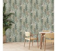 A.S. Creation | Famous Garden | 393474 | Carta da parati in tessuto non tessuto | Alberi e foglie, 10,05 x 0,53 m | Beige