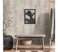 A.S. Creation | Famous Garden | 393475 | Carta da parati in tessuto non tessuto | Alberi e foglie | 10.05 x 0.53 m | Grigio