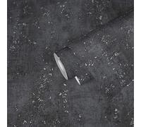 A.S. Création Greyvolution 378404 37840-4 - Carta da parati in tessuto non tessuto, effetto cemento, 10,05 m x 0,53 m, colore: Nero