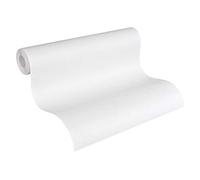 A.S. Création Meistervlies 141019 - Carta da parati in tessuto non tessuto, 10,05 x 0,53 m, colore: Bianco/Verniciabile