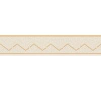 A.S. Création Moderno bordo grafico color crema oro glitter metallizzato autoadesivo 384416 5,00 m x 0,13 m Made in Germany