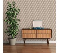 A.S. Création Nara 387485 - Carta da parati geometrica in tessuto non tessuto, 10,05 m x 0,53 m, made in Germany