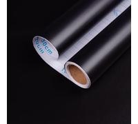 A.S. Création Pellicola adesiva nera, autoadesiva, 45 x 200 cm | Pellicola decorativa autoadesiva in PVC per mobili e superfici lisce, ideale per abbellire, progettare e rinnovare.