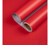 A.S. Création Pellicola adesiva rossa, autoadesiva, 45 x 200 cm | Pellicola decorativa autoadesiva in PVC per mobili e superfici lisce, ideale per abbellire, progettare e rinnovare.