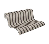 IN Legno Asticelle AS Creation Parati Grigio/Nero 39109-2 Vinile 3D Effetto