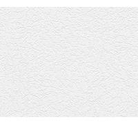 A.S. Création Strukturprofiltapete Simply White 4 Tapete 10,05 m x 0,53 m weiß Made in Germany 647535 6475-35