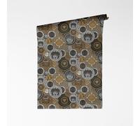 A.S. Création VERSACE VI Art De La Table 791364 - Carta da parati in tessuto non tessuto, motivo barocco, decorazione in porcellana con testa medusa, superficie in vinile, carta da parati barocca