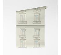 A.S. Création VERSACE VI Palazzo No 12 - Carta da parati in tessuto non tessuto, design neoclassico, colonne e decorazioni per finestre, in vinile, design neo-classico, 10,05 m x 0,70 m, bianco/grigio