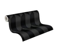 A.S. Création Vliestapete mit geometrischem Design in Schwarz, Metallic - moderne Grafiktapete 10,05 m x 0,53 m by COSMOPOLITAN - 790868