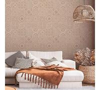 A.S. Création WTD 389213 - Carta da parati in tessuto non tessuto, motivo: piastrelle vintage, 10,05 m x 0,53 m, prodotta in Germania