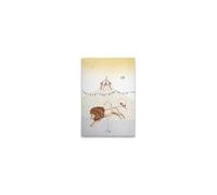 A.S. Création WTD DD129375 - Stampa su tela per cameretta dei bambini, motivo: circo, leone, 40 x 60 cm, colore: Beige