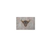 A.S. Création WTD DD132069 - Stampa su tela, motivo: Big Three Wisent, colore: grigio, beige, 60 x 40 cm