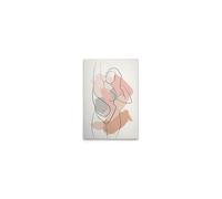 A.S. Création WTD DD132771 - Quadro da parete Bodyline Positivity in bianco, nero, 40 x 60 cm