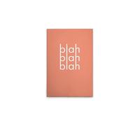 A.S. Création WTD DD133021 - Stampa su tela, motivo: Blah, colore: arancione, rosa, 50 x 75 cm