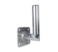 A.S.Sat 10015 - Supporto da parete per parabole satellitari, in alluminio, 15 cm, certificazione TÜV