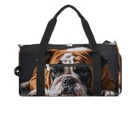 A Sad Bulldog Borsa da palestra per uomo e donna, borsa da palestra impermeabile, grande borsa da viaggio per allenamento