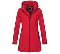 A. Salvarini AS-131 - Giacca softshell impermeabile da donna, Colore: rosso, M