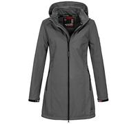 A. Salvarini AS-131 - Giacca softshell impermeabile da donna grigio scuro M
