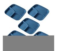 a scomparti, da servizio riutilizzabile a 3 scomparti, 5 pezzi a sezioni, per a casa, la cottura, il consumo di frutta, verdura,