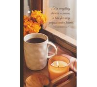 A Season For Everything Fall-Themed Scripture Journal: Notebook for Prayer, Bible Study, Church, or Other Personal Notes - 5.5" x 8.5" - 150 Pages, Lined for Writing