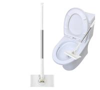 a secco, scopa compatta, portatile, con teste rotanti, per pavimenti in legno duro, riutilizzabile, per soggiorno, parete, bagno, toilette, angoli,