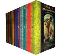 A Series of Unfortunate Events 13-Book Collection Pack Set - Includes The Bad Beginning, The Reptile Room, The Wide Window, The Miserable Mill, The Austere Academy, The Grim Grotto, The Penultimate